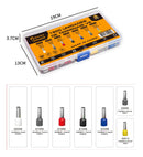 Kit Terminais Isolados 1900 Peças Awg Elétrico Profissional