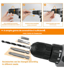 Kit Parafusadeira Furadeira 2 Em 1 12v C/maleta E 2 Baterias