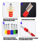 Kit Terminais Isolados 1900 Peças Awg Elétrico Profissional