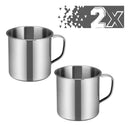 Kit 2 Polida Caneca Elegância Resistente 300ml