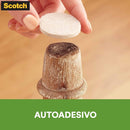 Kit Com 24 Feltro Moveis Leves Redondo Marrom Pequeno