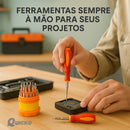 Kit Jogo De Ferramentas De Precisão Mini Chaves 31 Peças Multifuncional Reparos Eletrônicos Relógios Óculos Celulares Notebook Portátil Completo Profissional Durável Marca Quicko