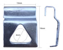 Kit 100 Pendurador Triangulo Móvel Para Quadros Decorativos