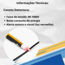 Kit Multímetro Digital Alicate Amperímetro E Caneta Detector