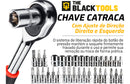 Combo Jogo Kit Ferramentas Profissional Crv 1/4 46 Peças