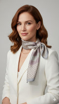 Lenço Cetim Feminino 70x70 Estampas Moda Chic