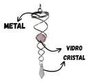 Captador De Energia Feng Shui Mobile Cristal