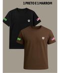 Kit 2 Camisetas Rincon Agro Ram Country Tropinha Rodeio