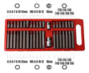 Jogo De Ferramentas 40 Pçs Bit Torx Allen Multidentado Crv