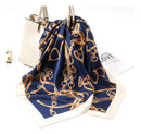 Lenço Cetim Feminino 70x70 Estampas Moda Chic