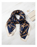 Lenço Cetim Feminino 70x70 Estampas Moda Chic