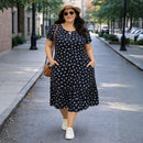 Vestido Midi Evangélico Plus Size Casual Básico Senhoras 52