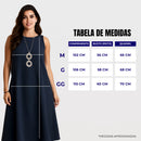 Vestido Soltinho Midi Rodado Confortável Elegante Plus Size