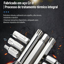 Jogo De Ferramentas 40 Pçs Bit Torx Allen Multidentado Crv