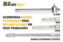 Kit Jogo De Ferramentas Completo C/ Soquetes Chaves Aço Crv Cinza