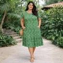 Vestido Midi Evangélico Plus Size Casual Básico Senhoras 52