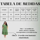 Vestido Midi Evangélico Plus Size Casual Básico Senhoras 52