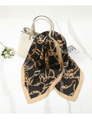 Lenço Cetim Feminino 70x70 Estampas Moda Chic