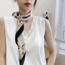 Lenço Cetim Feminino 70x70 Estampas Moda Chic