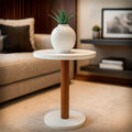 1 Mesinha Para Abajur De Apoio Decoração Objetos Madeira Mdf