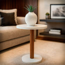 1 Mesinha Para Abajur De Apoio Decoração Objetos Madeira Mdf