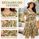 Vestido Midi Evangélico Plus Size Casual Básico Senhoras 52