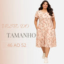 Vestido Midi Evangélico Plus Size Casual Básico Senhoras 52