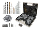 Kit Jogo De Ferramentas 300 Peças C/ Maleta Multiuso Cor Cinza