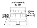 Caixa de Primeiros Socorros LELO PRESENTES Plástico 33cm 3 Compartimentos