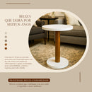 1 Mesinha Para Abajur De Apoio Decoração Objetos Madeira Mdf