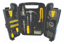 Kit Ferramentas 200 Peças c/ Maleta Titanium - Chaves, Alicates, Martelos, Serra - Aço Carbono - DIY Oficina Casa