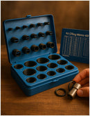 Kit Aneis Oring Milímetro Polegada Excelente Vedação 810 Pcs Azul E Vermelho Bradex