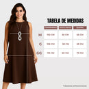 Vestido Soltinho Midi Rodado Confortável Elegante Plus Size