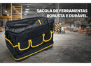 Bolsa de Ferramentas Multiuso Lupita Oxford 16 com varios Bolsos e Base Rígida Eletricista Serviços Gerais