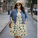 Vestido Midi Evangélico Plus Size Casual Básico Senhoras 52