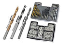 Kit Jogo De Ferramentas 300 Peças C/ Maleta Multiuso Cor Cinza