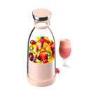 Liquidificador Portátil Bivolt Recarregavel USB – Mixer Para Sucos E Bebidas 420 mL Garrafa