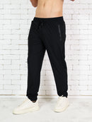 Men's Summer Thin Ice Silk Pants with High Elasticity For Casual Sports Envio para o Brasil jl016