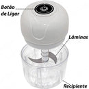 Mini Processador Usb De Alimentos Elétrico Original 250ml Bivolt Cozinha