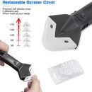 Factory direct sales cross-border popular multi-functional silicone glue spatula tile angle beauty seam glue remover knife on behalf of