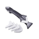 Factory direct sales cross-border popular multi-functional silicone glue spatula tile angle beauty seam glue remover knife on behalf of