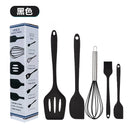 Spot wholesale high temperature resistant silicone baking 5-piece set scraper oil brush egg beater food grade baking tool set
