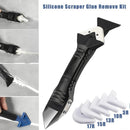Factory direct sales cross-border popular multi-functional silicone glue spatula tile angle beauty seam glue remover knife on behalf of
