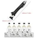 Factory direct sales cross-border popular multi-functional silicone glue spatula tile angle beauty seam glue remover knife on behalf of