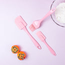Amazon silicone scraper 3-piece set cream spatula oil brush three-piece baking tool silicone brush set spot