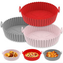 Cross-border hot selling air fryer mat thickened food grade household baking reusable silicone air fryer mat