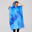 Foreign trade hooded beach changing quick-drying bathrobe microfiber cloak bath towel diving surfing beach cloak