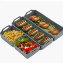 Silicone Bakeware Microwave Oven Baking Silicone Cake Mold Baking Tray Divider 4-Piece Set