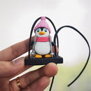 Swing penguin car pendant decoration car aromatherapy pendant perfume rearview mirror pendant car interior decoration supplies
