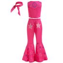 European and American new cosplay live-action Barbie movie matching set for girls stage performance slimming two-piece set